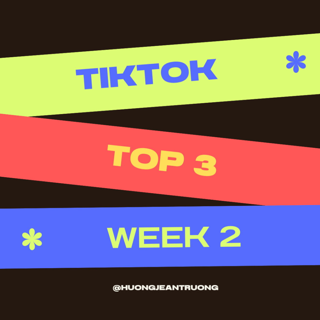Tiktok Top 3 #2 @ weekly&nbsp;blog